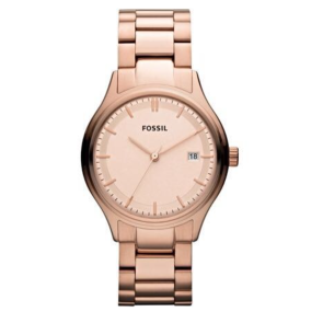Watch strap Fossil ES3162 Stainless steel Rosé 18mm